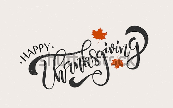 happy thanksgiving clip art text
